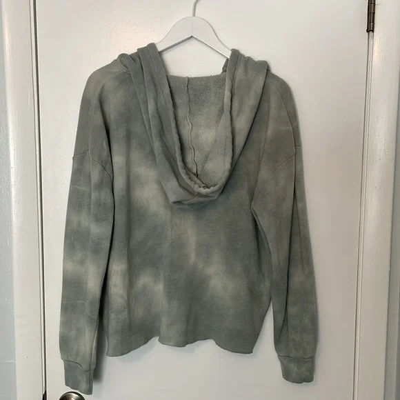 Ocean Drive Tie Dyed Hooded Sweatshirt With Drawstring - Picture 3 of 7